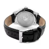 Reloj de pulsera MARC ECKO hombre E11591G1 - 45 mm cuarzo analógico esfera negra correa plateada