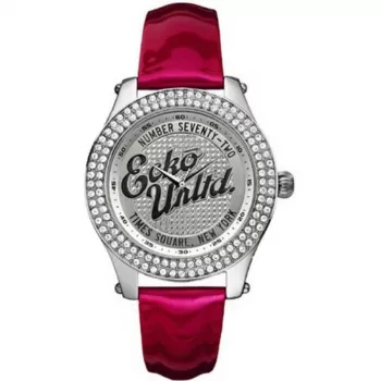 Marc Ecko Reloj analógico de cuarzo para mujer E10038M4 39mm acero inoxidable