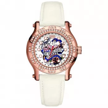 Marc Ecko Reloj de mujer E13599M1 acero inoxidable cuarzo 39mm