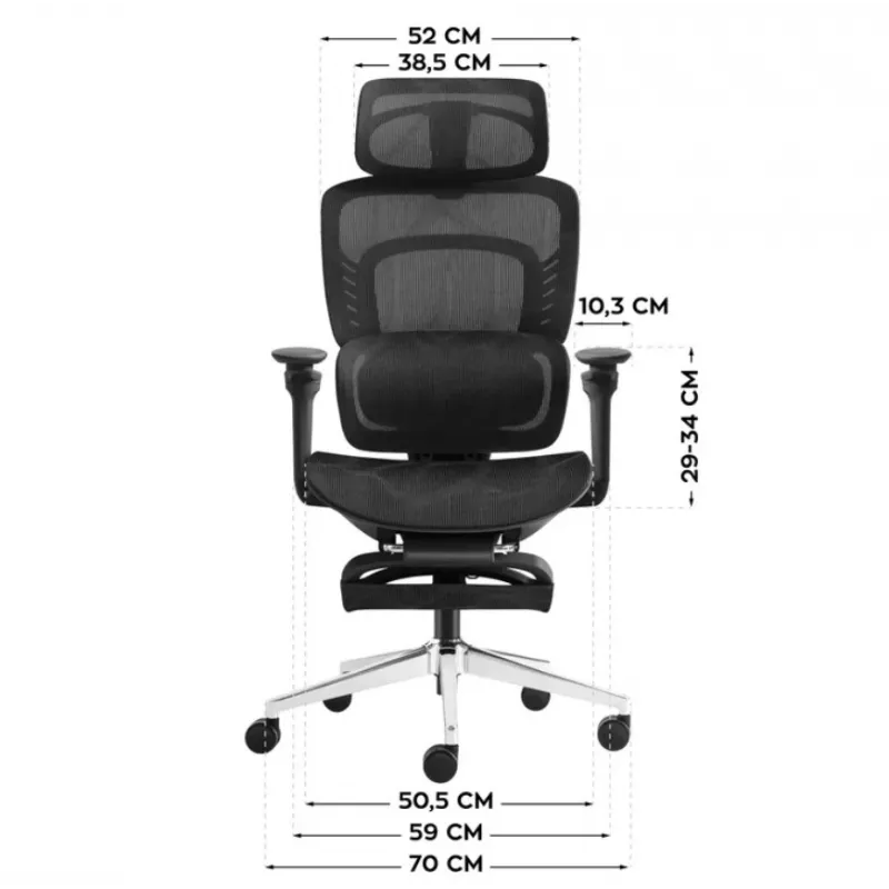 Silla de oficina MARK ADLER Visioner 8.3 Black N