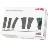 Märklin 24802 vía curva H0 C vía R2 15° (1 unidad)