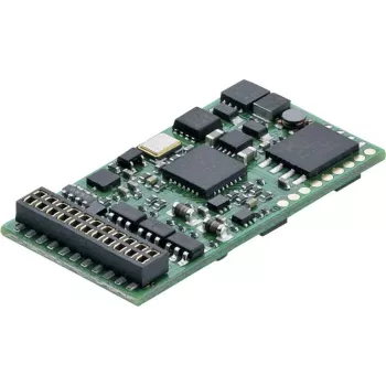 Märklin 60978 decodificador de sonido mSD3, 21-Pin MTC, mfx/DCC/MM, set de sonido de locomotora infantil, altavoz de 8 ohmios incluido
