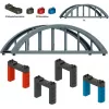 Märklin 72218 H0 Puente de celosía recto kit para vía C/K/M, gris, 360 mm