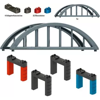 Märklin 72218 H0 Puente de celosía recto kit para vía C/K/M, gris, 360 mm