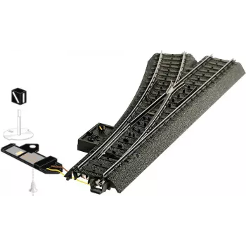 Märklin 74471 H0 vía C desvío eléctrico, derecha