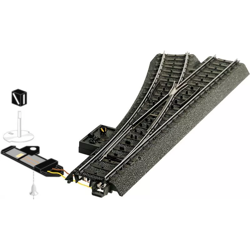 Märklin 74471 H0 vía C desvío eléctrico, derecha