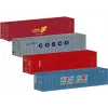 Märklin 76552 H0 Set de contenedores 20ft, 2 uds., plástico, para vagones de mercancías de modelismo ferroviario