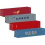 Märklin 76552 H0 Set de contenedores 20ft, 2 uds., plástico, para vagones de mercancías de modelismo ferroviario