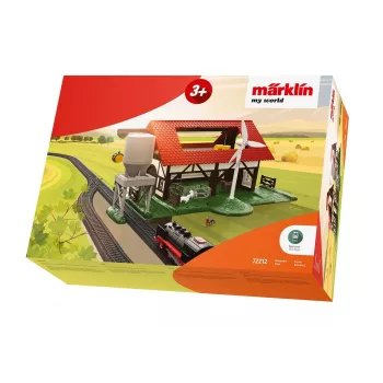 Märklin My World H0 set de inicio granja 72212 – tren a pilas con animales y vías