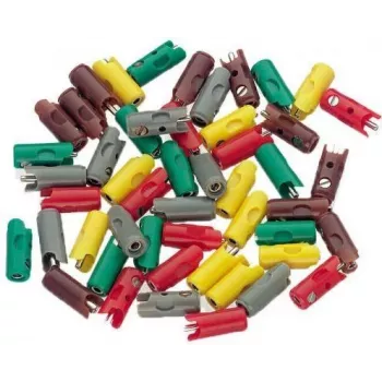 Märklin Set de conectores macho y hembra (71400) – kit de conectores eléctricos de 40 piezas para trenes en miniatura