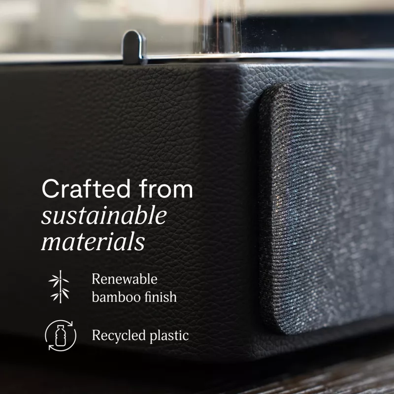 Marley Rise Up Tocadiscos con altavoces estéreo integrados, Bluetooth In/Out