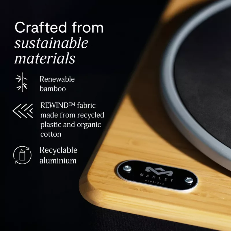 Tocadiscos Bluetooth Marley Stir It Up Wireless 2+ con altavoces