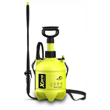 MAROLEX XPRO 5 pulverizador a presión manual 5L con boquilla cónica ajustable, manómetro y correa de transporte