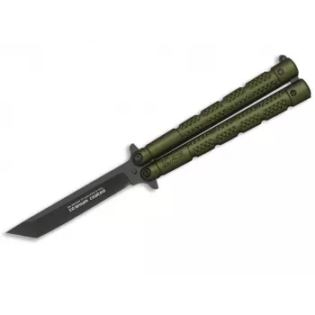 K25 36249 Balisong Navaja mariposa, verde