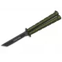 K25 36249 Balisong Navaja mariposa, verde