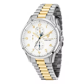 Maserati reloj cronógrafo de cuarzo hombre R8873624003 44mm acero inoxidable esfera azul