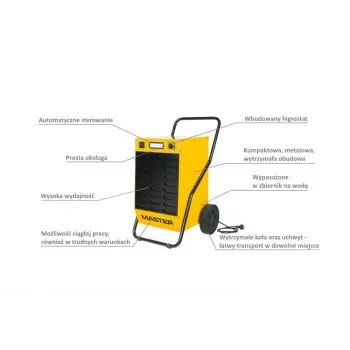 Deshumidificador MASTER DH92 80 l/24h
