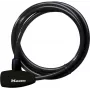 Master Lock 8154EURD Candado de cable con llave, 1,8 m x 10 mm, Negro