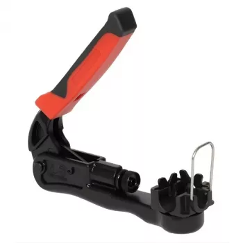 MASTER ZZ-070 tenaza de crimpar para conectores F, BNC, RCA, RG-59/RG-6, émbolo ajustable, mangos ergonómicos