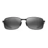 MAUI JIM 797-2M Gafas de sol unisex cat eye negro mate gris neutro 57mm