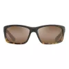 MAUI JIM H766-10MF Gafas de sol unisex rectangulares negro mate gris neutro 58mm