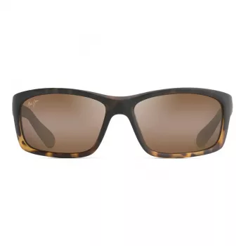 MAUI JIM H766-10MF Gafas de sol unisex rectangulares negro mate gris neutro 58mm