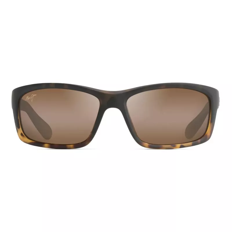 MAUI JIM H766-10MF Gafas de sol unisex rectangulares negro mate gris neutro 58mm