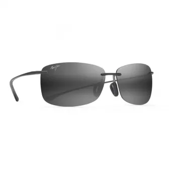 MAUI JIM Huelo Gafas de sol 446-11M unisex 55/18/145 mm gris mate Blue Hawaii polarizadas