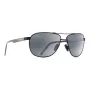 MAUI JIM 728-2M Gafas de sol polarizadas de hombre - Montura negro mate, lentes gris neutro