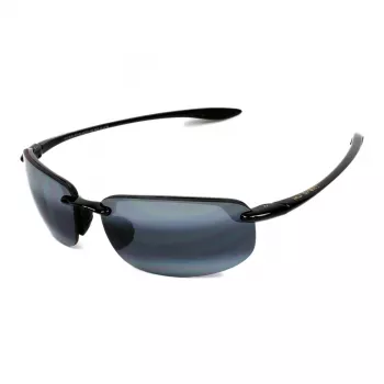 MAUI JIM gafas de sol unisex 407-02 Mauna Kea Gloss Black Neutral Grey Polarized 64mm
