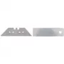 MAUL 7786909 Cuchillas de repuesto para cúter, trapezoidal, pack de 10, cuchillas de acero de 52 mm para corte de alfombras y cartón
