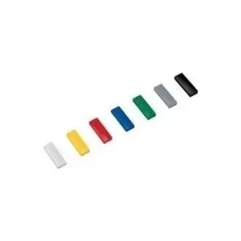 MAUL imán HEBEL Solid, 1,0 kg de fuerza de sujeción, rectangular 54 x 19 mm, negro, plástico irrompible 61650-90