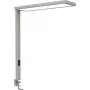 MAUL lámpara LED de escritorio con pinza Senja con sensor de movimiento/luz diurna plata