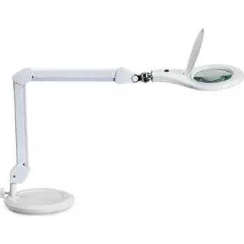 MAUL Lupa LED Macro con base blanca