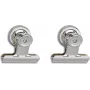 MAUL Clip para documentos con imán potente, 50 mm, metal niquelado, 20 mm de apertura, 1 unidad 2185096
