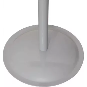 MAULsaphir Lite Perchero gris 8 ganchos 1700 mm acero base de hormigón 9401582
