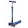 Maxi Micro Deluxe Foldable LED patinete Bright Blue