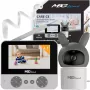 MBG Line Care C5 Vigilabebés con vídeo inalámbrico, cámara giratoria, LCD de 4,3 pulgadas