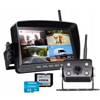 MBG line kit de cámara de marcha atrás monitor de 7