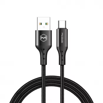 Mcdodo Cable USB-C a USB-C 1,5m 5A 100W Negro