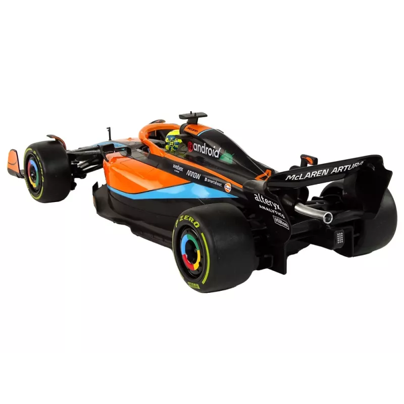 McLaren F1 radiocontrol RC coche de carreras Rastar naranja 1:12