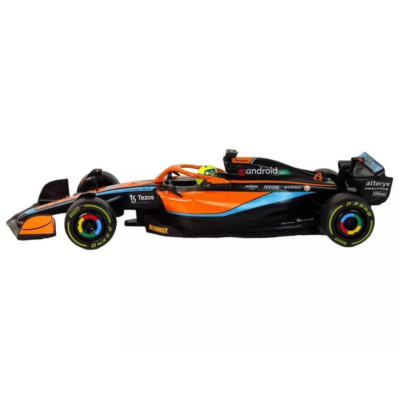 McLaren F1 radiocontrol RC coche de carreras Rastar naranja 1:12