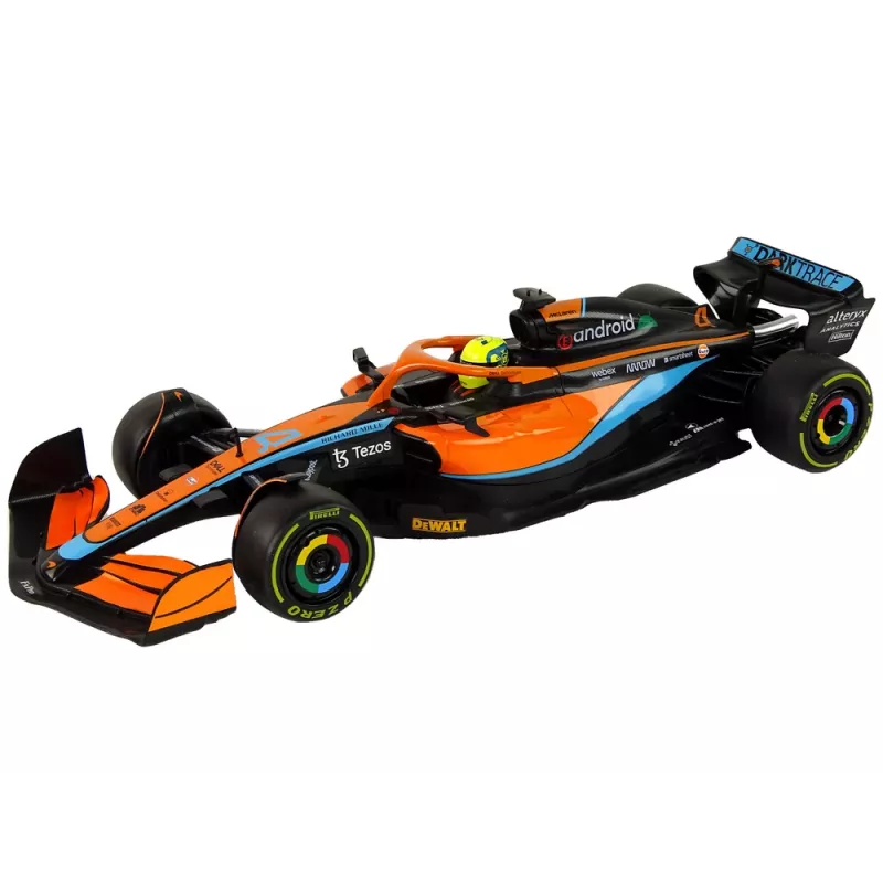 McLaren F1 radiocontrol RC coche de carreras Rastar naranja 1:12