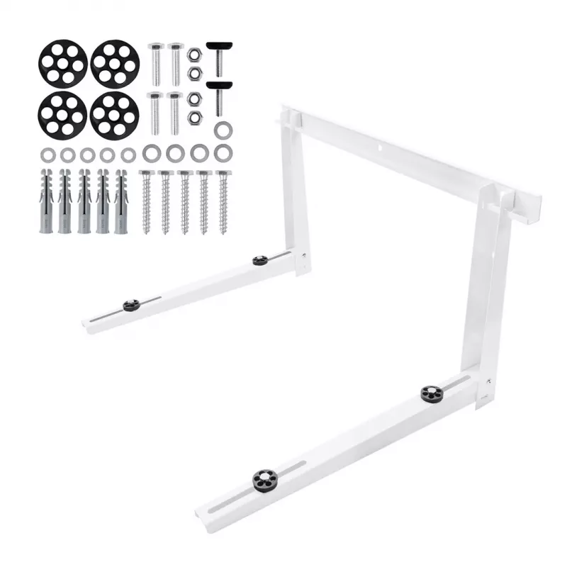 MCN Maclean MC-147 Soporte de pared para aire acondicionado/bomba de calor, 800x420x600 mm, acero galvanizado, 260 kg