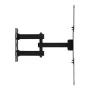MCN Maclean MC-190 Soporte de pared para TV totalmente móvil para pantallas de 32-55 inch, VESA hasta 400x400, 25 kg, negro