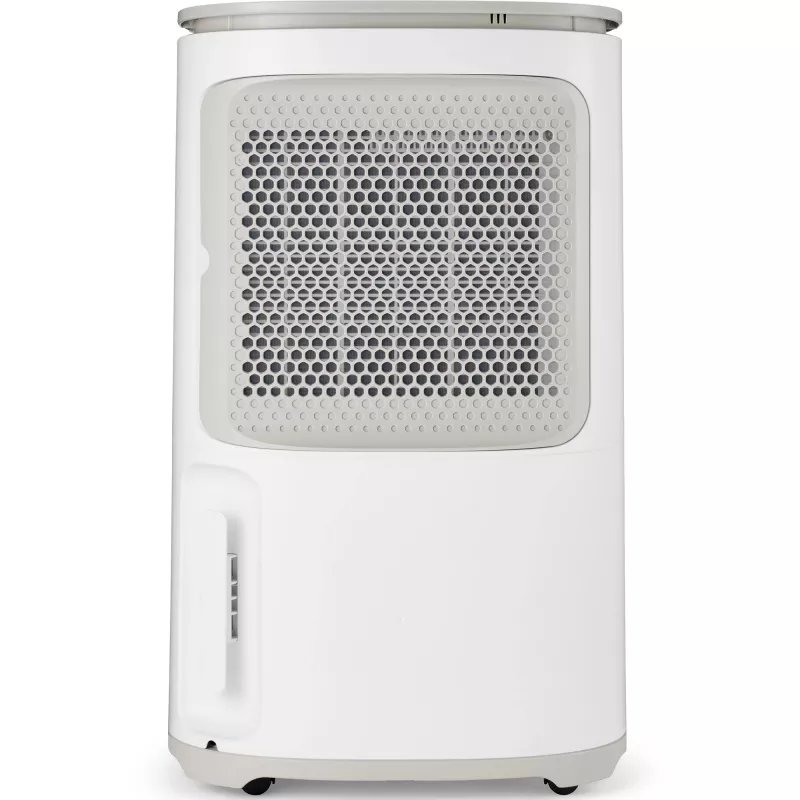 MEACO Dry Arete One 25L Deshumidificador y purificador de aire con compresor (blanco/beige, 267 vatios, para habitaciones de hasta 125 m²)