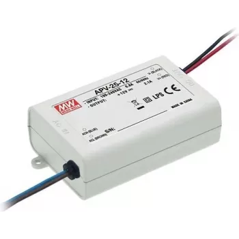 MEAN WELL APV-25-24 Controlador LED de tensión constante 24V 25W IP42 Blanco