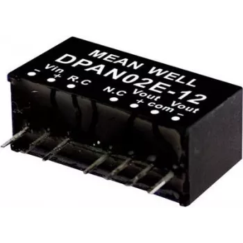 MEAN WELL DPAN02A-15 módulo convertidor DC-DC 2W 5V a 15V SIP4