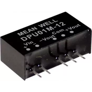 MEAN WELL DPU01L-12 módulo convertidor DC-DC de 1W 12V entrada 12V salida SIP