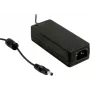 MEAN WELL GSM60A05-P1J adaptador de red AC/DC médico 40W con salida DC de 5V y conector macho DC de 2,1mm